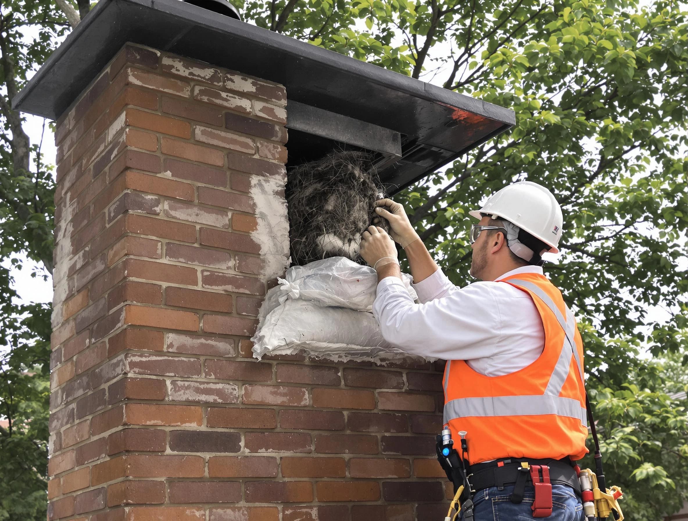 Humane removal of debris and animals by Firestone Chimney Sweep in Firestone, CO