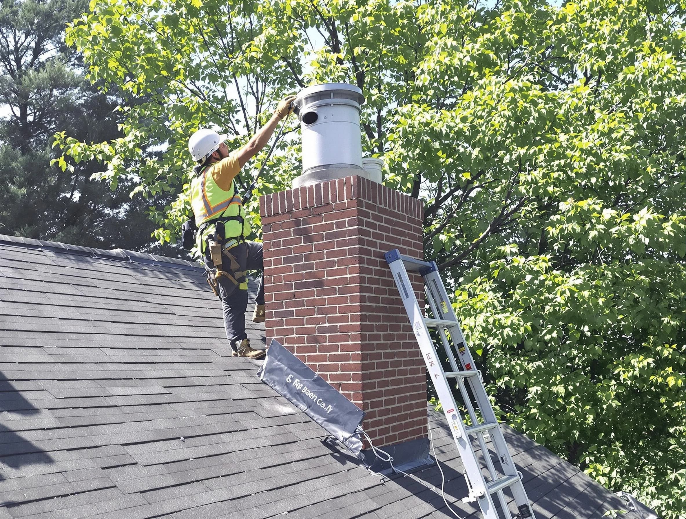Chimney liner inspection by Firestone Chimney Sweep in Firestone, CO