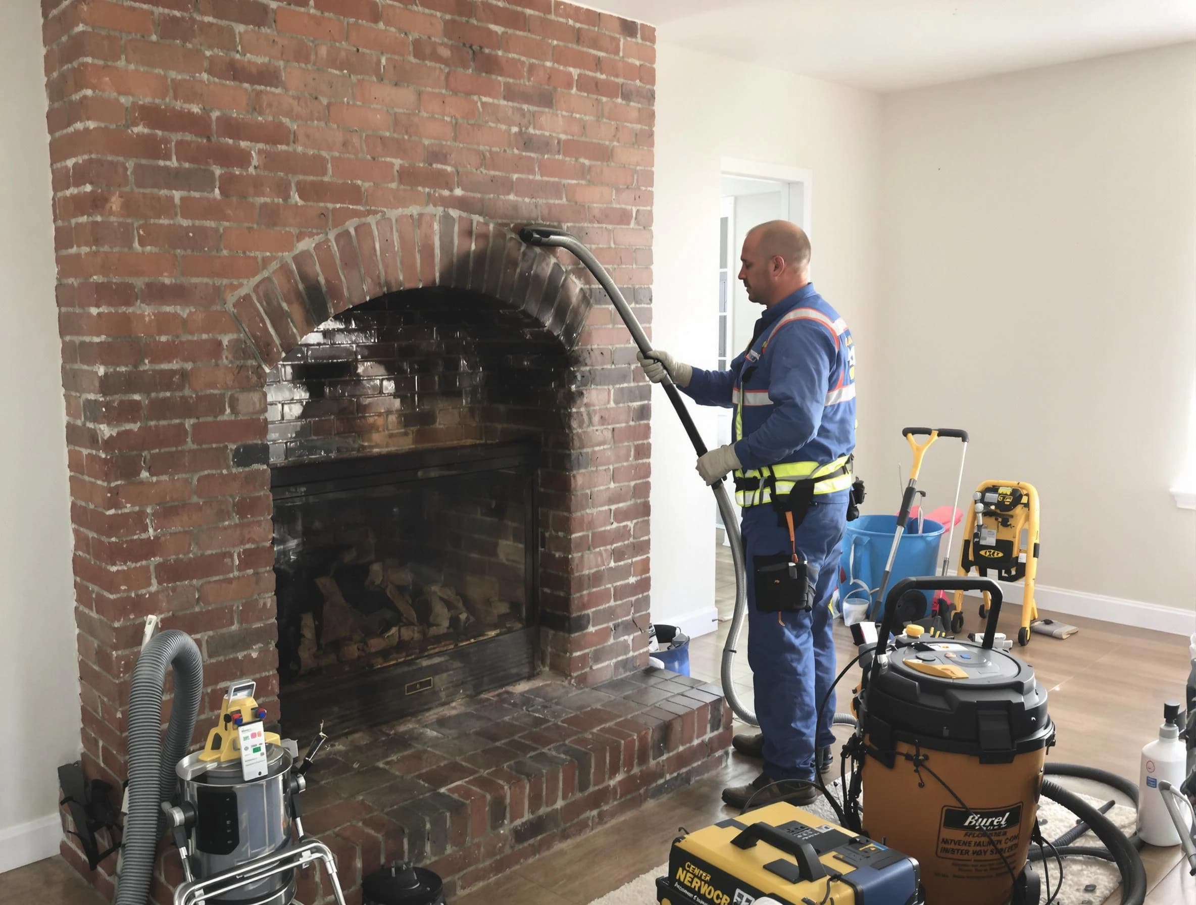 Firestone Chimney Sweep expert performing detailed chimney sweep in Firestone, CO