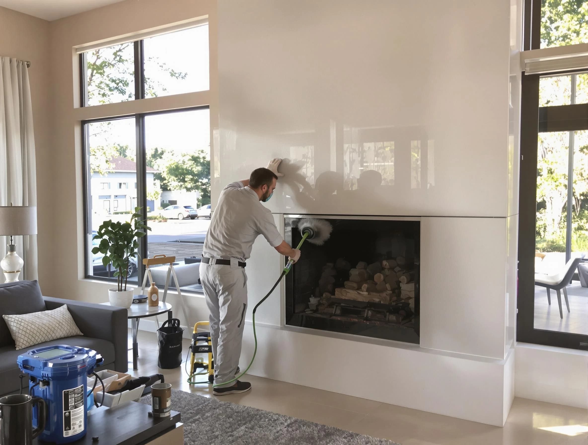 Firestone Chimney Sweep performing thorough soot removal in Firestone, CO