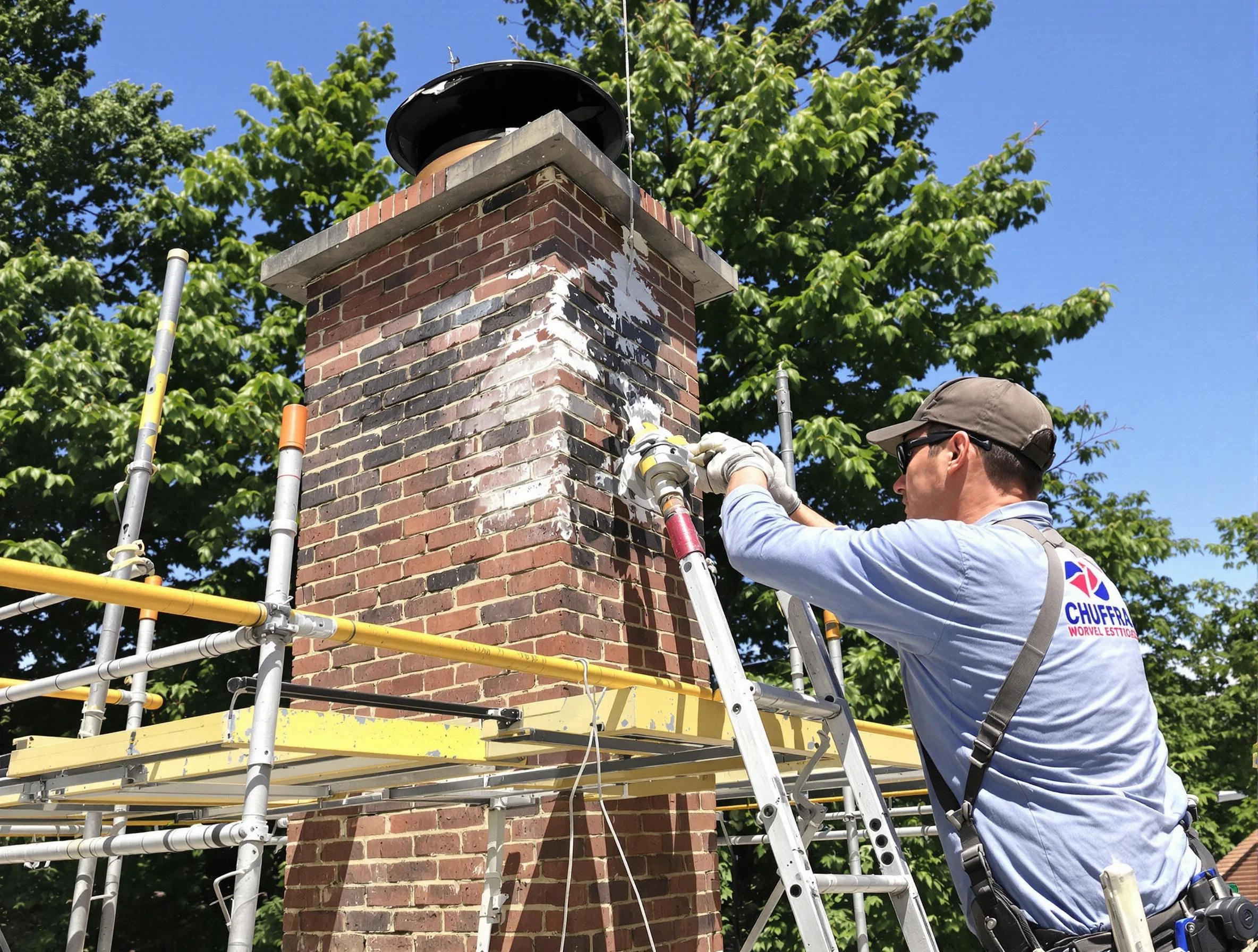 Structural chimney repair by Firestone Chimney Sweep in Firestone, CO